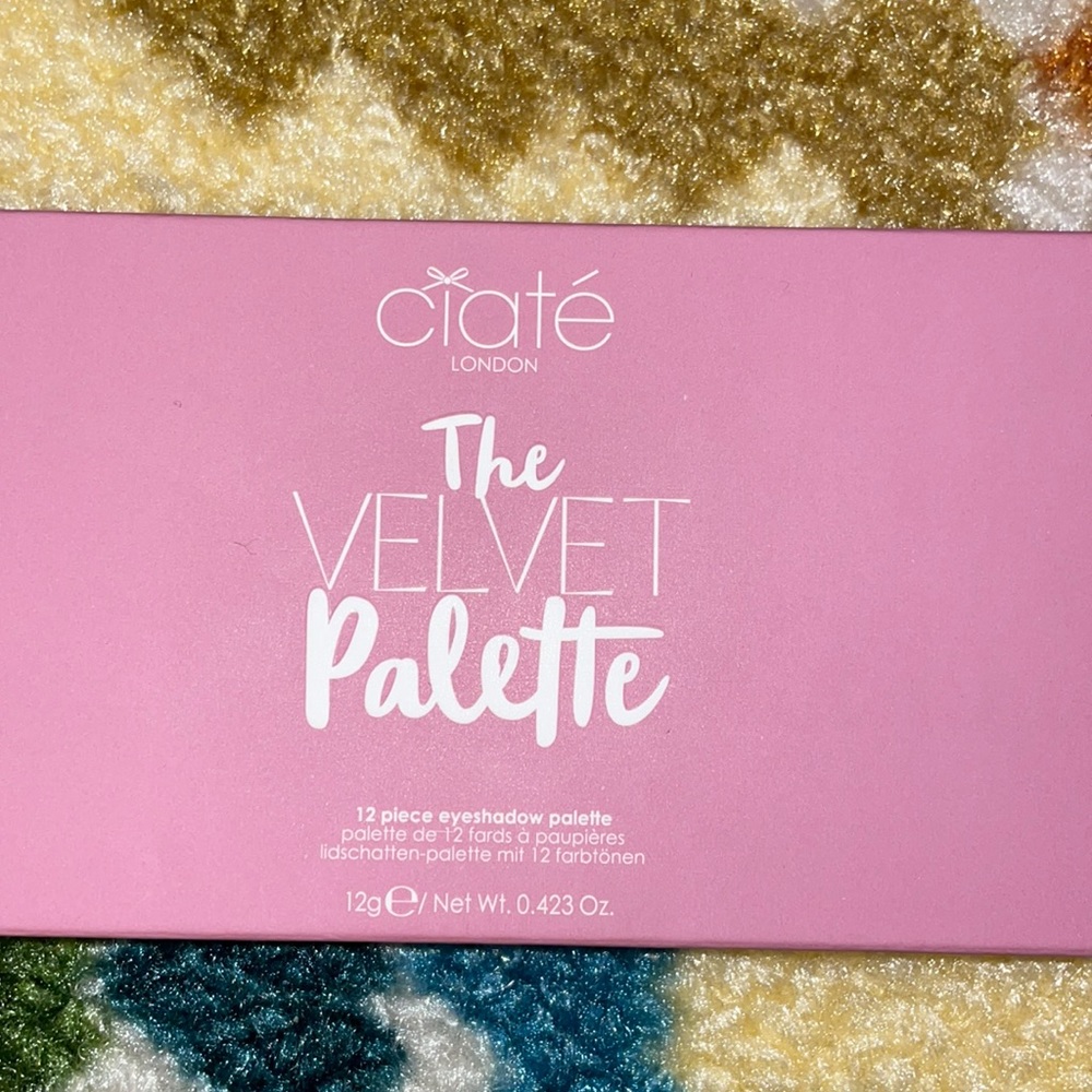 Ciate London the velvet palette
